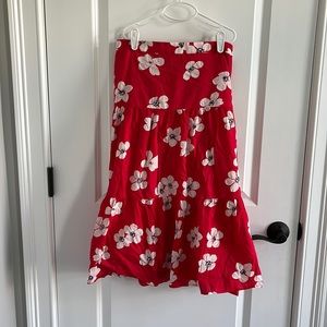 J Crew pull on skirt, size large.